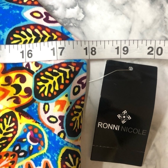 Ronni Nicole Bright Colored Dress Sleeveless Size 10 NWT - Picture 4 of 6